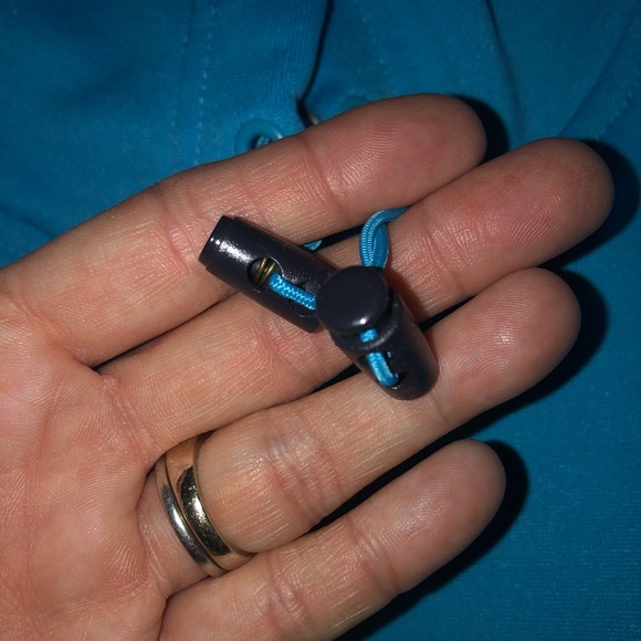 Adidas women’s hoodie sweatshirt-teal with front pocket - Picture 5 of 7